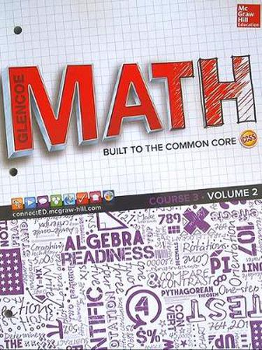 Cover image for Glencoe Math, Course 3, Student Edition, Volume 2