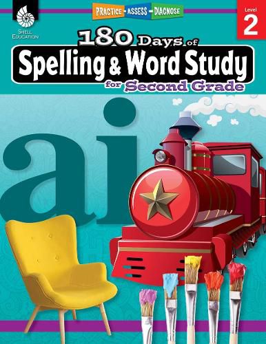 Cover image for 180 Days of Spelling and Word Study for Second Grade: Practice, Assess, Diagnose