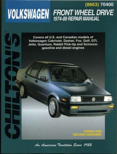 Volkswagen Golf, Jetta, (including GTI), Scirocco and Caddy (1974-89)