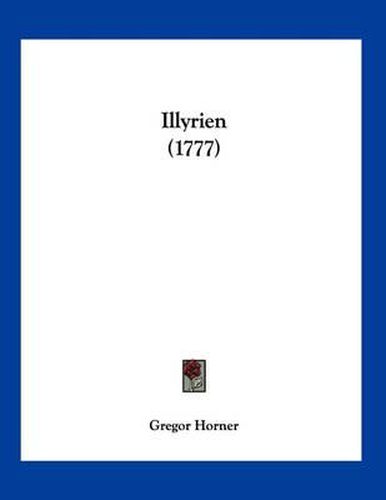 Cover image for Illyrien (1777)