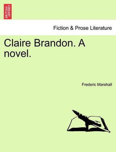 Cover image for Claire Brandon. a Novel.