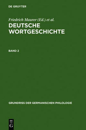 Cover image for Deutsche Wortgeschichte. Band 2