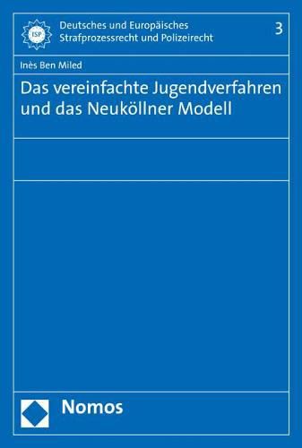 Cover image for Das Vereinfachte Jugendverfahren Und Das Neukollner Modell