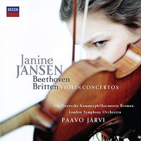 Cover image for Beethoven Britten Violin Concerti