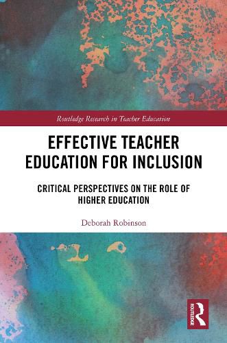 Cover image for Effective Teacher Education for Inclusion