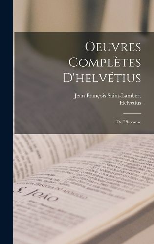 Cover image for Oeuvres Completes D'helvetius