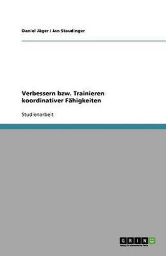 Cover image for Verbessern bzw. Trainieren koordinativer Fahigkeiten
