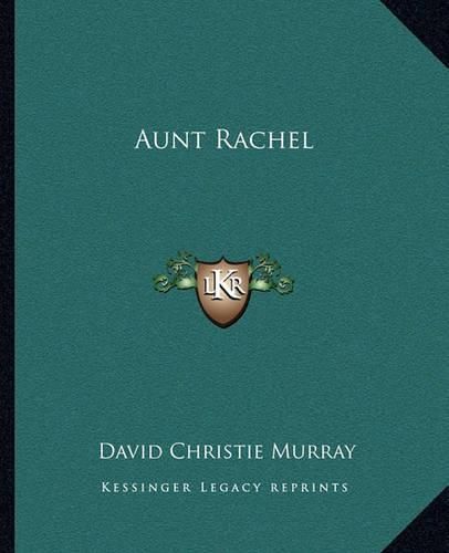 Cover image for Aunt Rachel