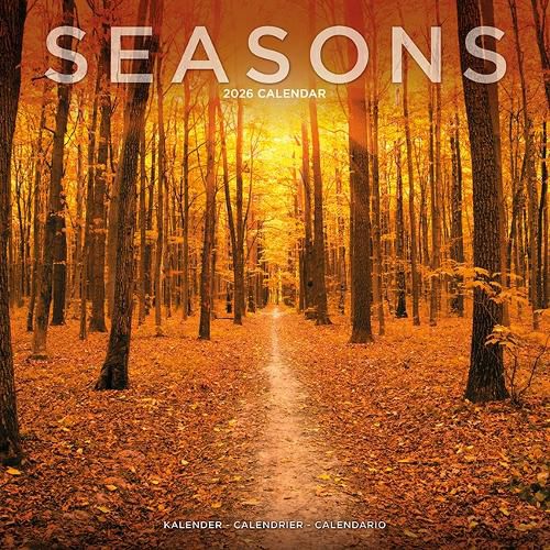 Cover image for Seasons Calendar 2026 Square Scenic Wall Calendar - 16 Month