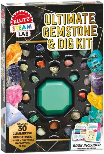 Cover image for Ultimate Gem Stone & Dig Kit (Klutz: Steam Lab)