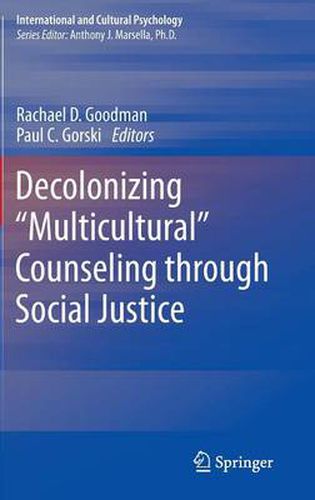 Cover image for Decolonizing  Multicultural  Counseling through Social Justice