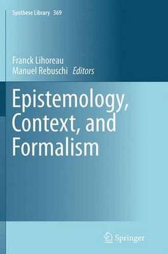 Cover image for Epistemology, Context, and Formalism