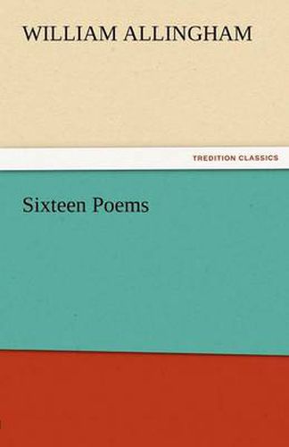 Cover image for Sixteen Poems