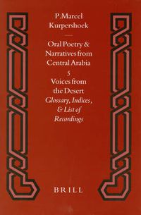 Cover image for Voices from the Desert: Glossary, Indices, and List of Recordings