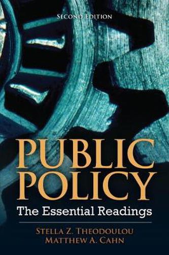 Cover image for Public Policy: The Essential Readings