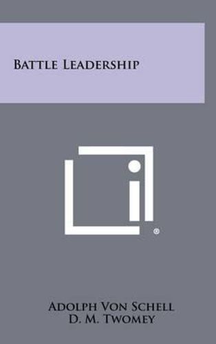 Cover image for Battle Leadership