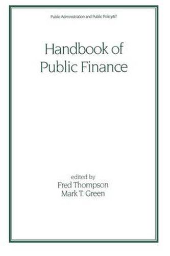 Cover image for Handbook of Public Finance