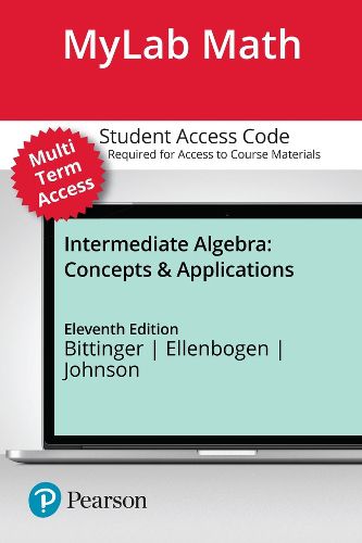 Cover image for MyLab Math with Pearson eText (up to 24 months) Access Code for Intermediate Algebra