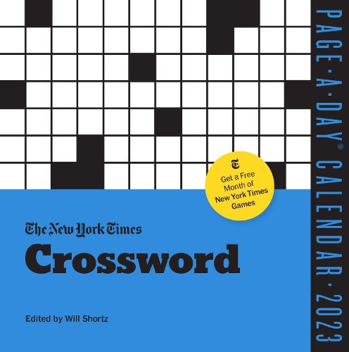 The New York Times Crossword Page-A-Day Calendar 2023