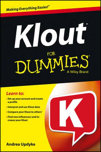 Cover image for Klout For Dummies