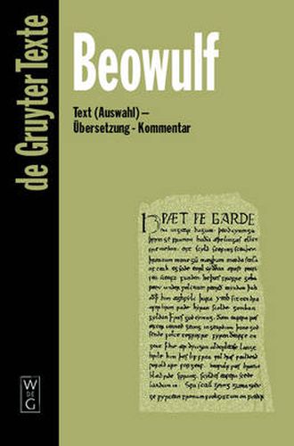 Cover image for Beowulf: Eine Textauswahl mit Einleitung, UEbersetzung, Kommentar und Glossar