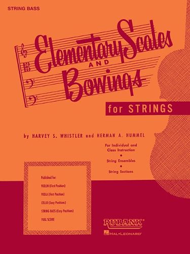 Cover image for Elementary Scales and Bowings - String Bass