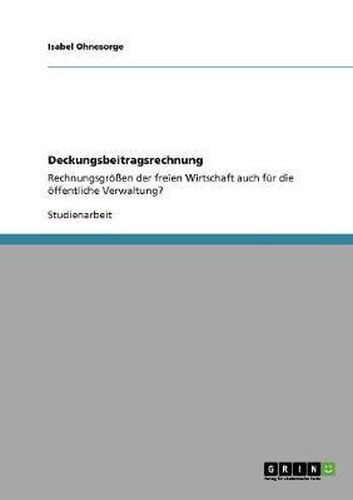 Cover image for Deckungsbeitragsrechnung