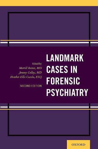 Cover image for Landmark Cases in Forensic Psychiatry