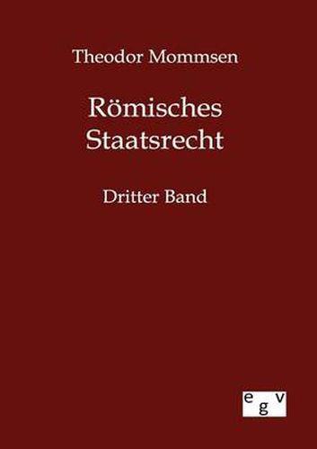 Cover image for Roemisches Staatsrecht