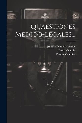 Cover image for Quaestiones Medico-legales...