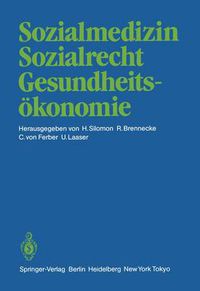 Cover image for Sozialmedizin Sozialrecht Gesundheitsokonomie