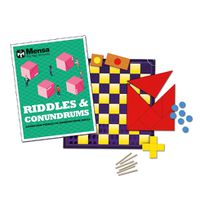 Cover image for Mensa Riddles & Conundrums Pack: Games and Puzzles to Sharpen Your Skills