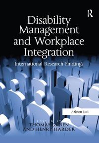 Cover image for Disability Management and Workplace Integration: International Research Findings