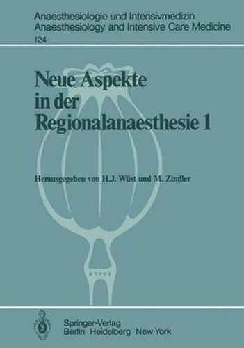 Cover image for Neue Aspekte in der Regionalanaesthesie 1