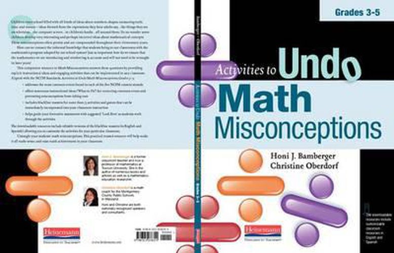 Cover image for Activities to Undo Math Misconceptions, Grades 3-5