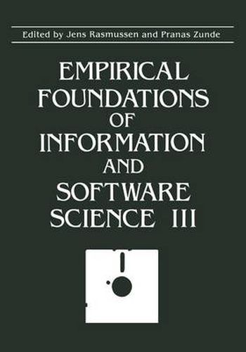 Cover image for Empirical Foundations of Information and Software Science III