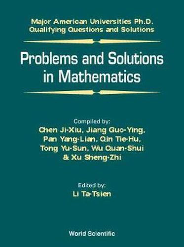 Cover image for Problems And Solutions In Mathematics