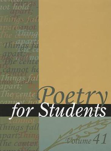 Cover image for Poetry for Students