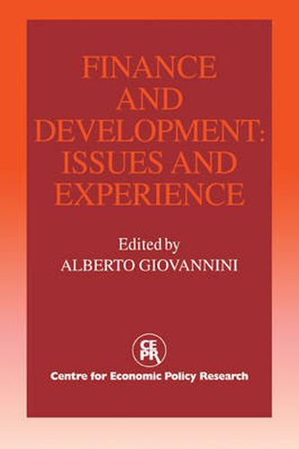 Cover image for Finance and Development: Issues and Experience