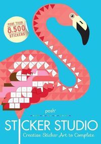 Cover image for Posh Sticker Studio: Creative Sticker Art to Complete