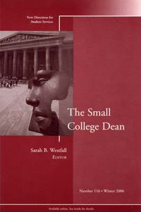 Cover image for The Small College Dean