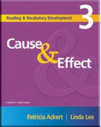 Cover image for Reading and Vocabulary Development 3: Cause & Effect