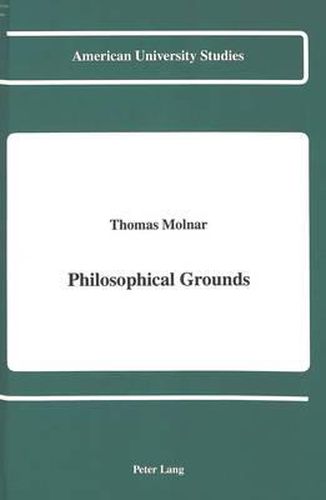 Cover image for Philosophical Grounds