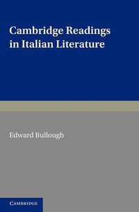 Cover image for Cambridge Readings in Italian Literature