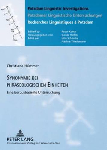 Cover image for Synonymie Bei Phraseologischen Einheiten: Eine Korpusbasierte Untersuchung