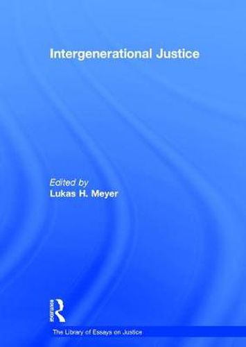 Cover image for Intergenerational Justice