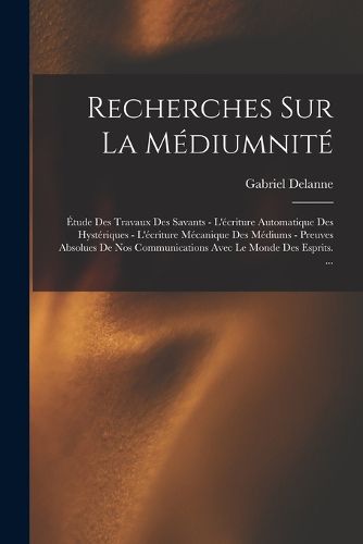 Cover image for Recherches Sur La Mediumnite