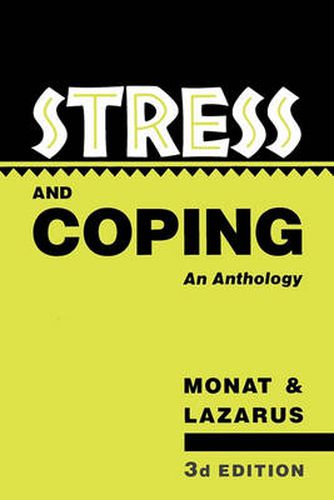 Cover image for Stress and Coping: An Anthology