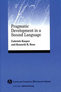 Cover image for Pragmatic Development in a Second Language