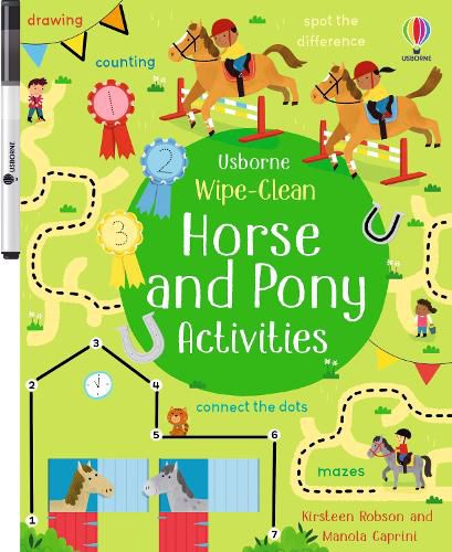 Cover image for Wipe-Clean Horse and Pony Activities